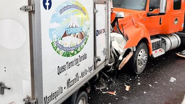 Ruta 32: Violento choque entre un camión y un tráiler dejó un fallecido