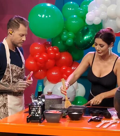 Bismarck Méndez robó miradas en despedida de Natalia Monge