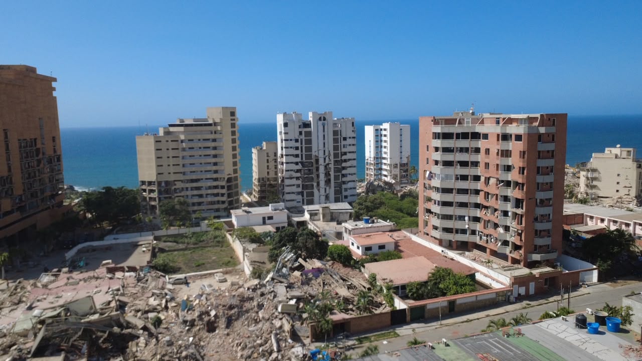 La Guaira en Venezuela, es la zona con daños por los terremotos en Venezuela el 24 de junio del 2026. Foto: Cruz Roja Costa Rica