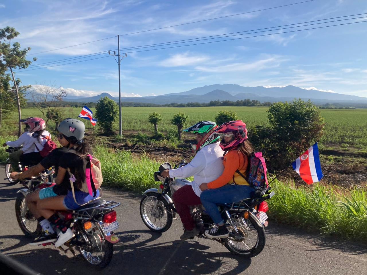 Preparación de la llegada de la antorcha a Peñas Blancas.