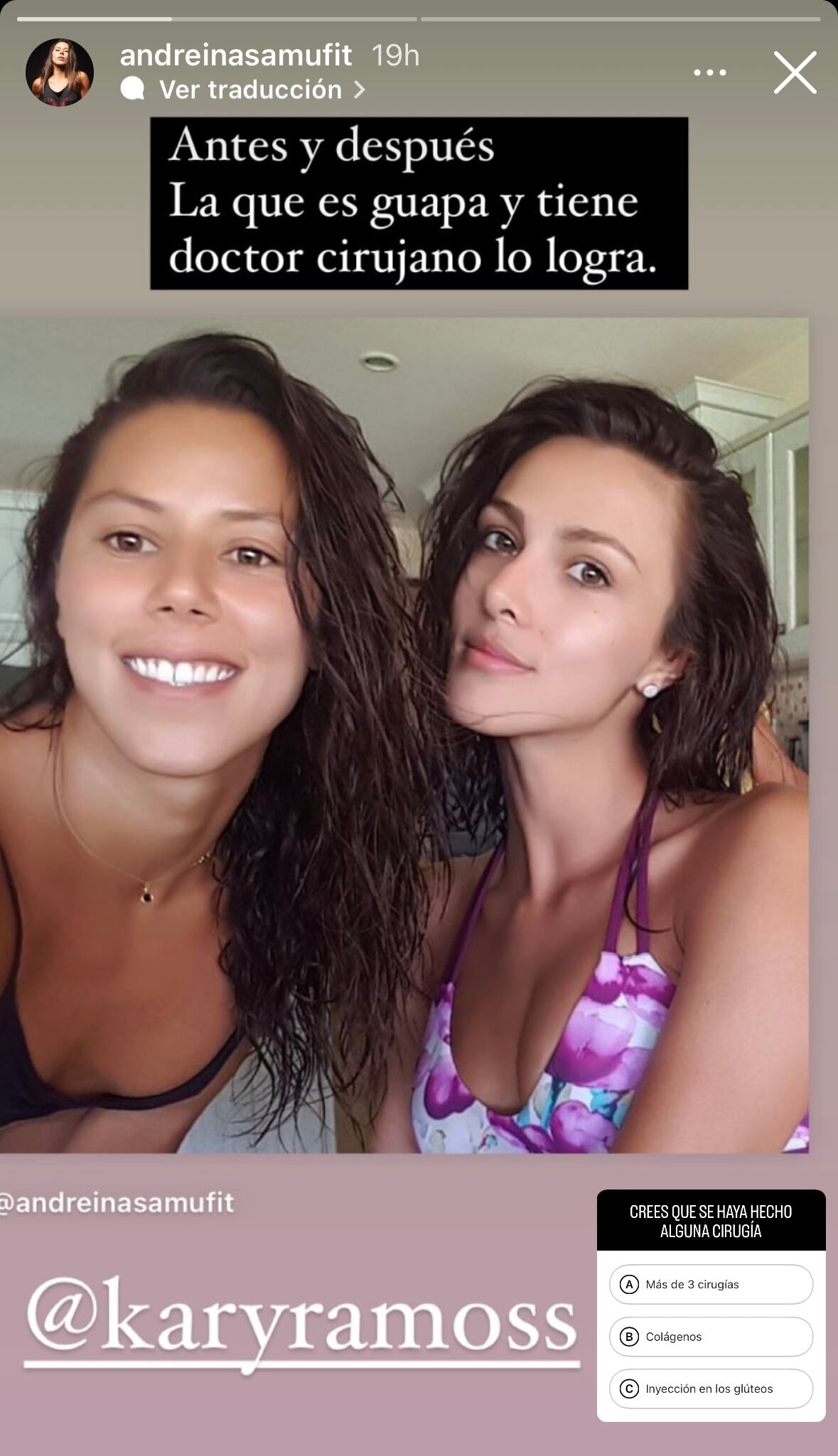 Karina ramos y Andreina Samudio Foto