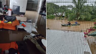 Inundaciones: sobrevuelan el río Sarapiquí para descartar algo  que provocaría una tragedia
