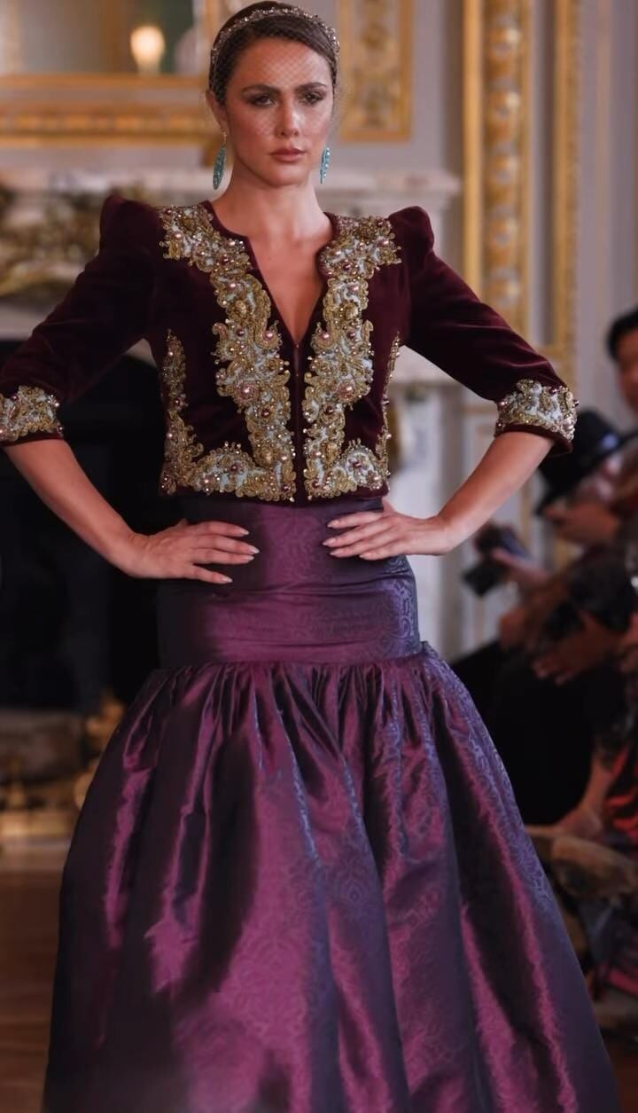 Karina Ramos en la semana de la moda de París