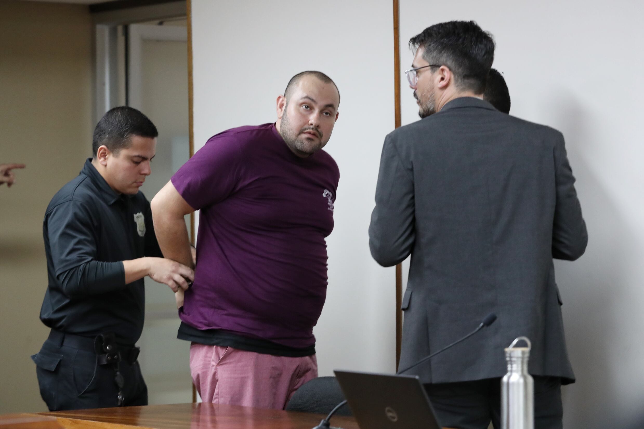 04/06/2024/ juicio contra Álvaro Ariel Morales Salazar, hombre sospechoso de amenazar de muerte a los diputados Francisco Nicolás y Ariel Robles / foto John Durán