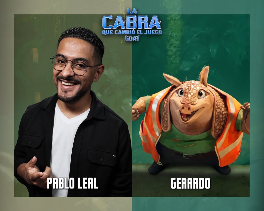 Pablo Leal, imitador y actor de dobleje, que participa en la película "La cabra que cambió el juego".
