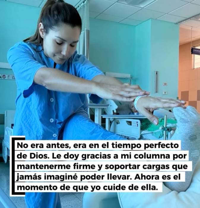 Ginnés Rodríguez, presentadora de Las Historias, y su historia sobre la escoliosis que sufre desde los 15 años.