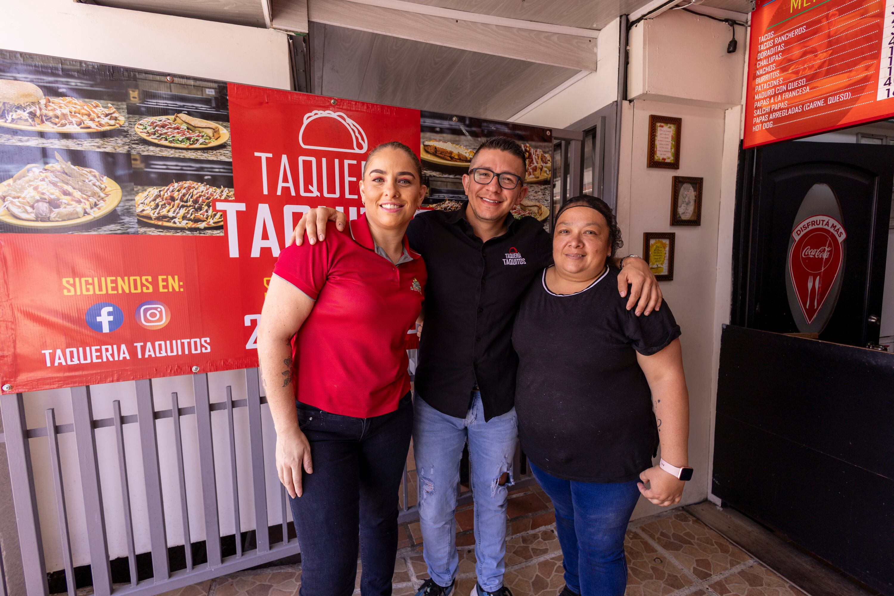 24/04/2025, San José, Sabanilla, entrevista con Javier y sus colaboradoras, Marine Chaverri y Magaly Soto, para hablar acerca de la taqueria.