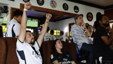 Final Champions League: Una pequeña Madrid se formó este sábado en Los Yoses
