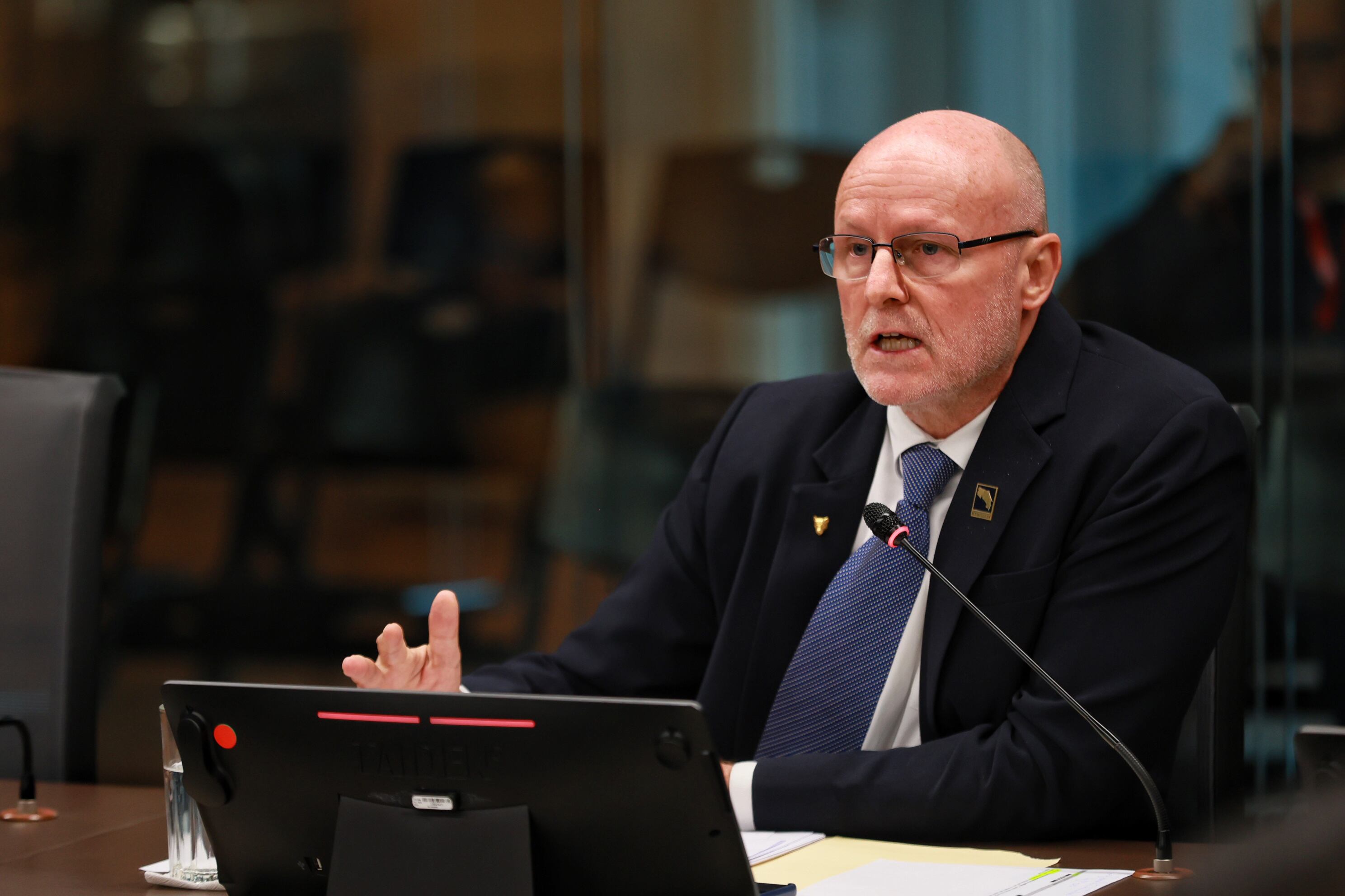 21/11/2024/  Audiencia de Stephan Brunner, primer vicepresidente de la República, y Mónica Araya, expresidenta ejecutiva del INS quien no asistió. Ambos fueron convocados para referirse a la póliza de seguro que el gobierno pretende contratar para proteger a su gabinete / foto John Durán