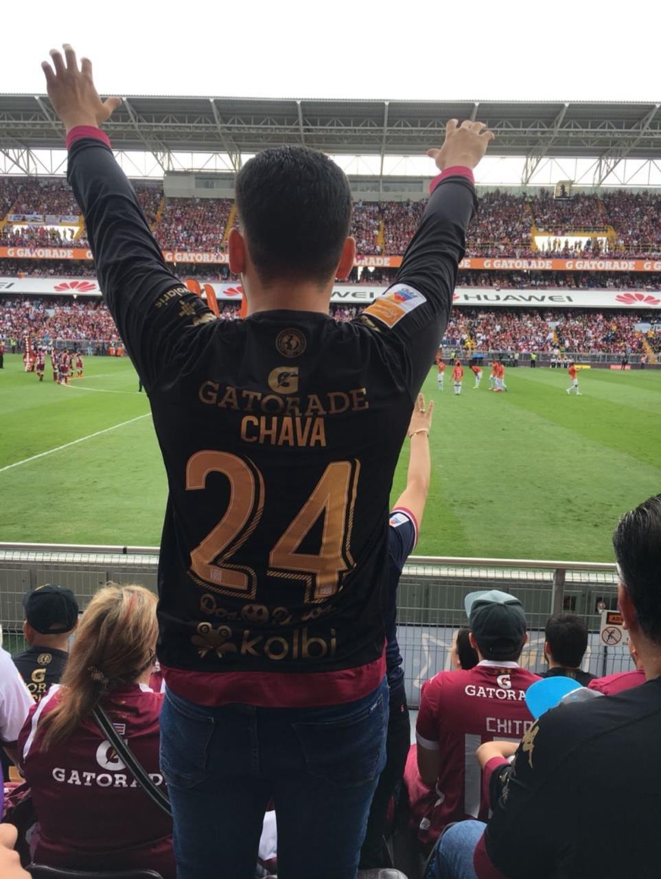 Esteban Chavarría, aficionado de Saprissa. Cortesía.