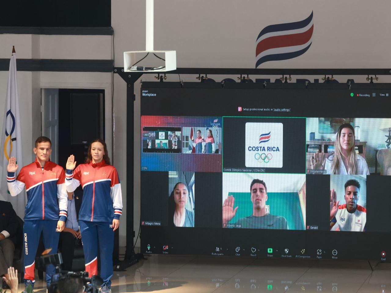 Juremantación Juegos Olímpicos, atletas costarricenses