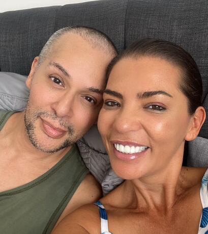 Ángel Rafael en la boda de Yorleny Aguilar, productora artística.