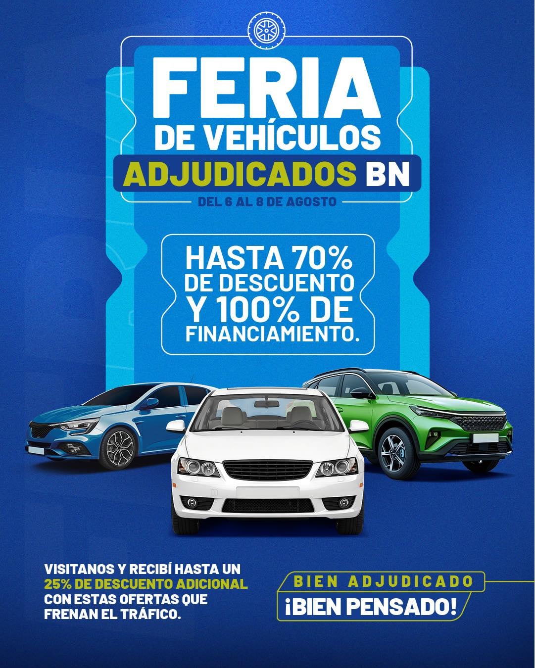 Feria de carros del Banco Nacional