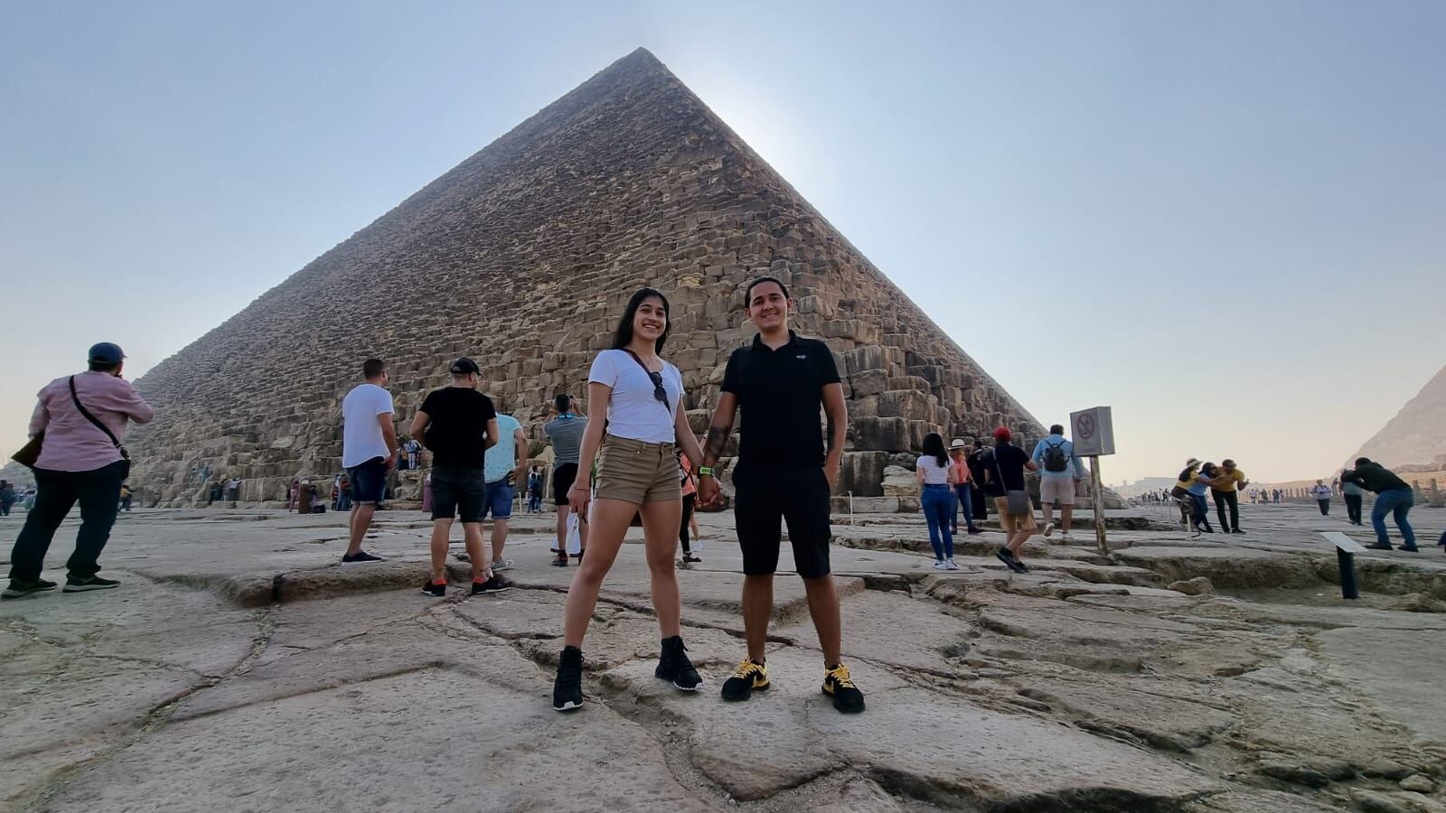 En este momento Wayner está en Egipto con sus papás Wayner y Melissa y su novia Nataly. Cortesía.