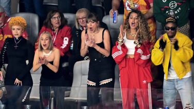 Así apoya Taylor Swift a su pareja Travis Kelce en el Super Bowl