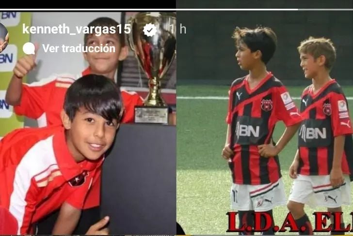 Kenneth Vargas publicó esta imagen en sus historias de Instagram.