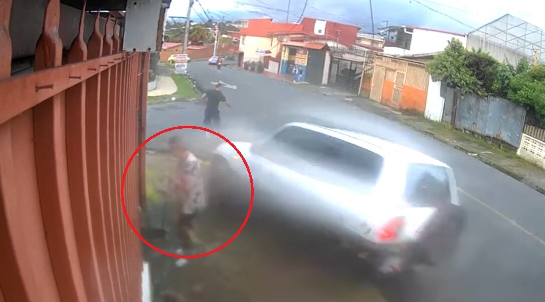 Atropello en Guadalupe. Captura de video.