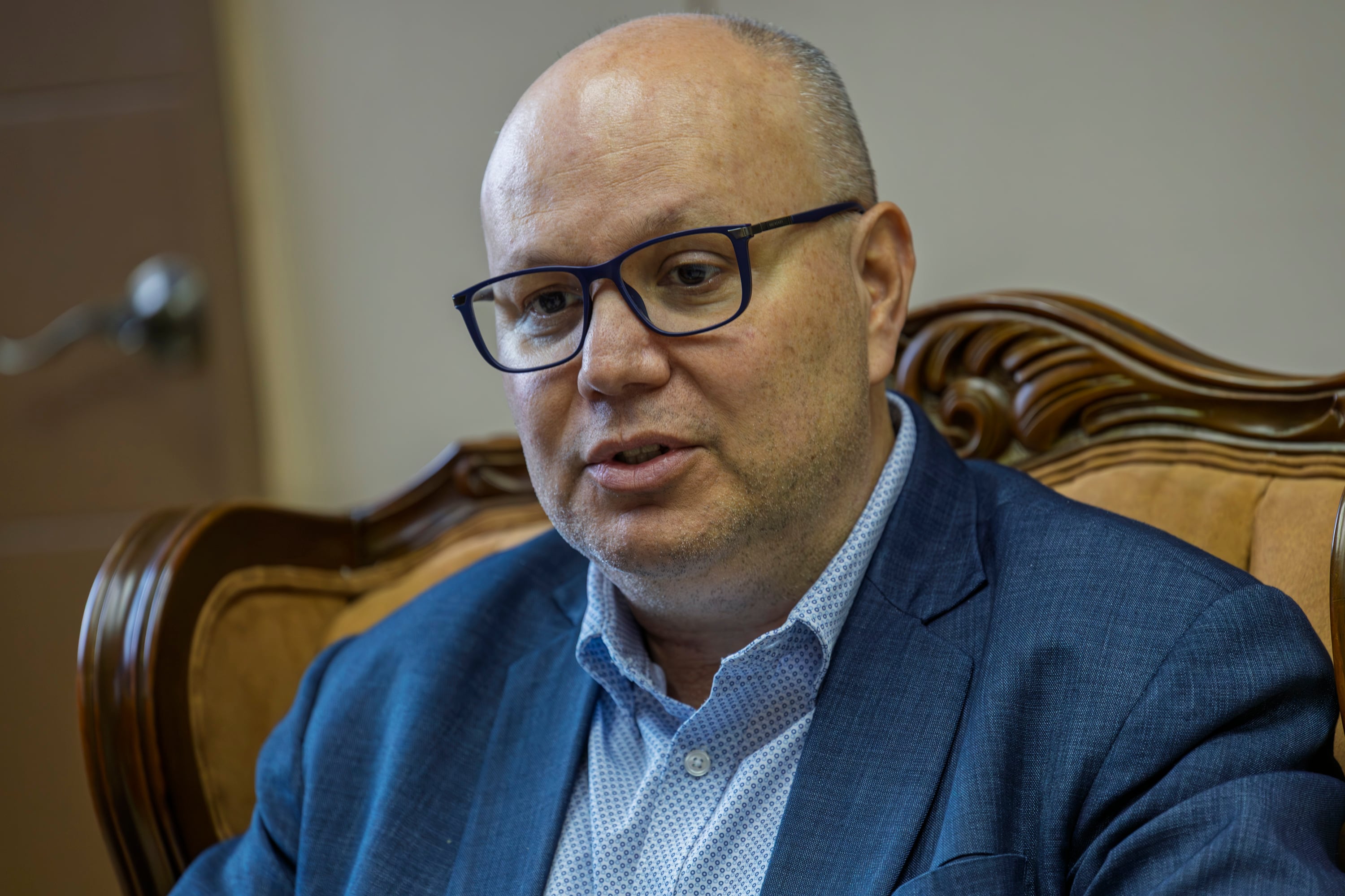 27/05/2025, San José, OIJ, Entrevista con el subdirector de el Organismo de Investigación Judicial, Michael Soto.