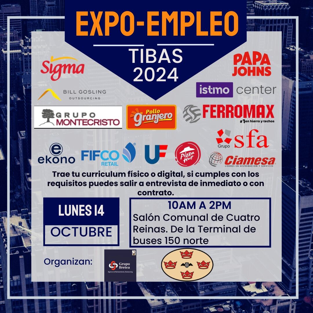 feria de empleo en Tibás