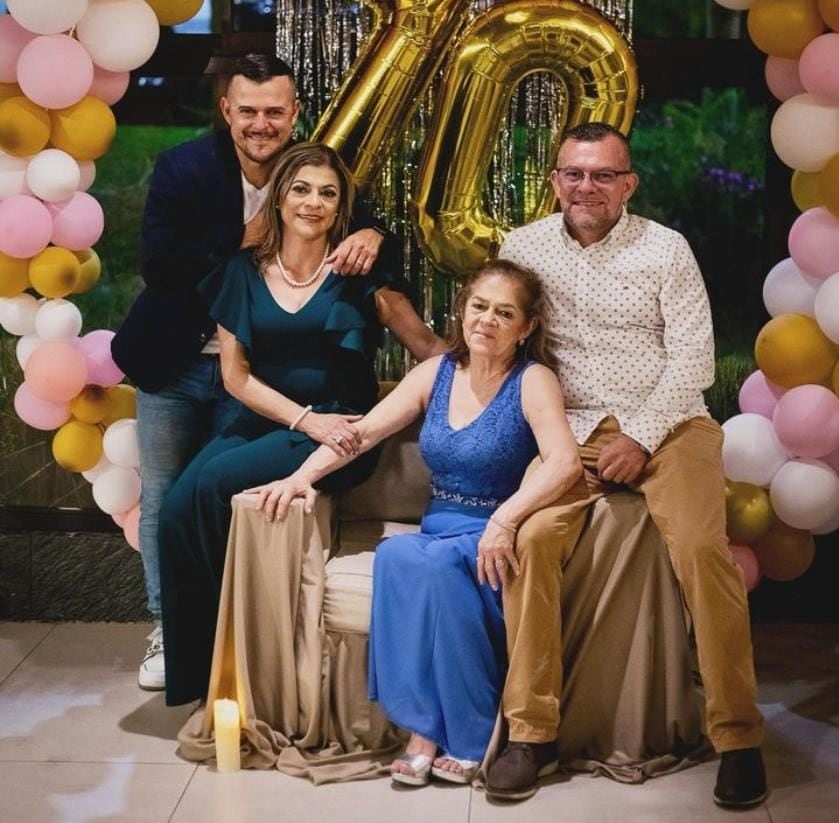 Andrey Campos compartió una dolorosa despedida para su hermano