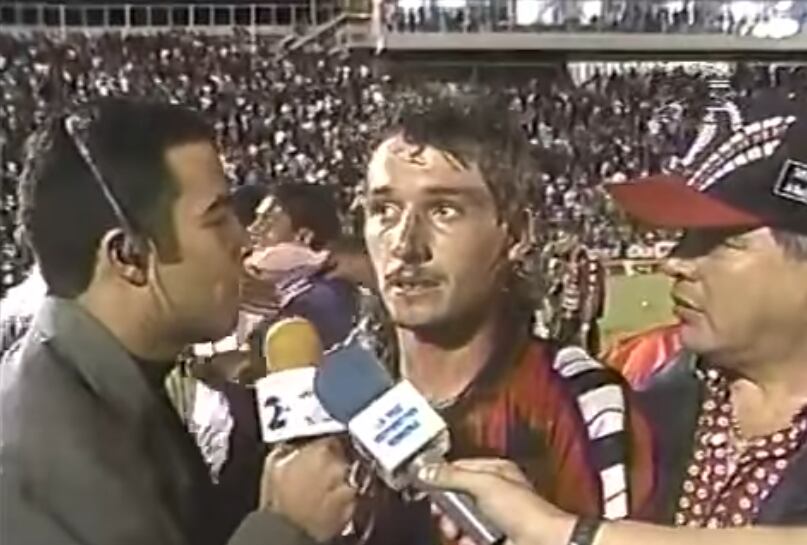 Jorge Martínez se robó el show en un homenaje que le hizo Alajuelense a Wílmer López. Captura de pantalla.