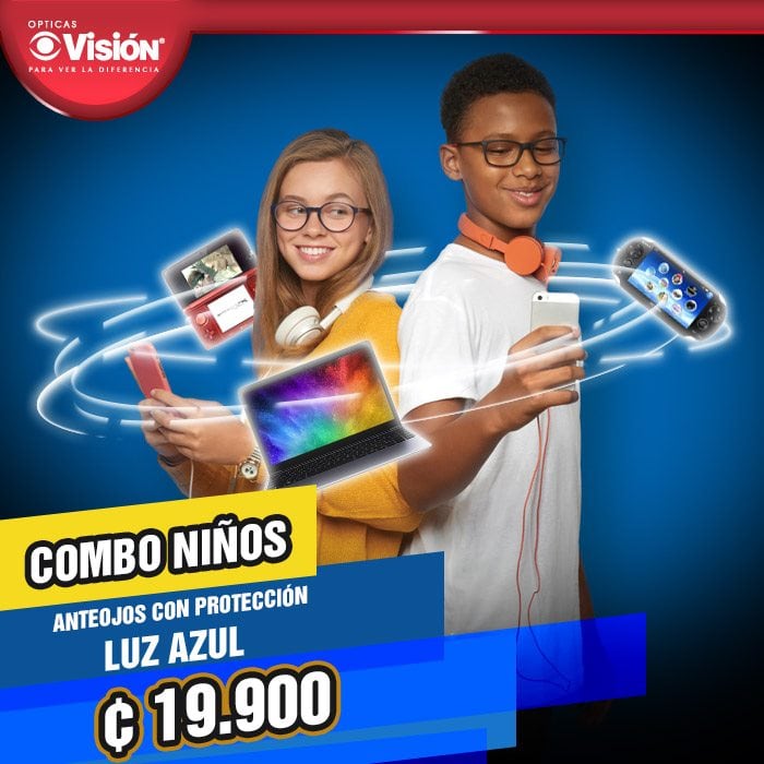 Combo para niños de Ópticas Visión