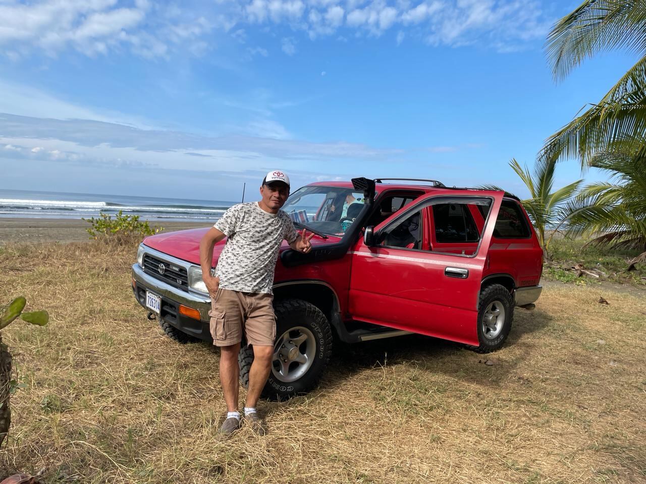 Hugo Hernández tiene un Toyota Fortruner del 93. Foto: Cortesía.