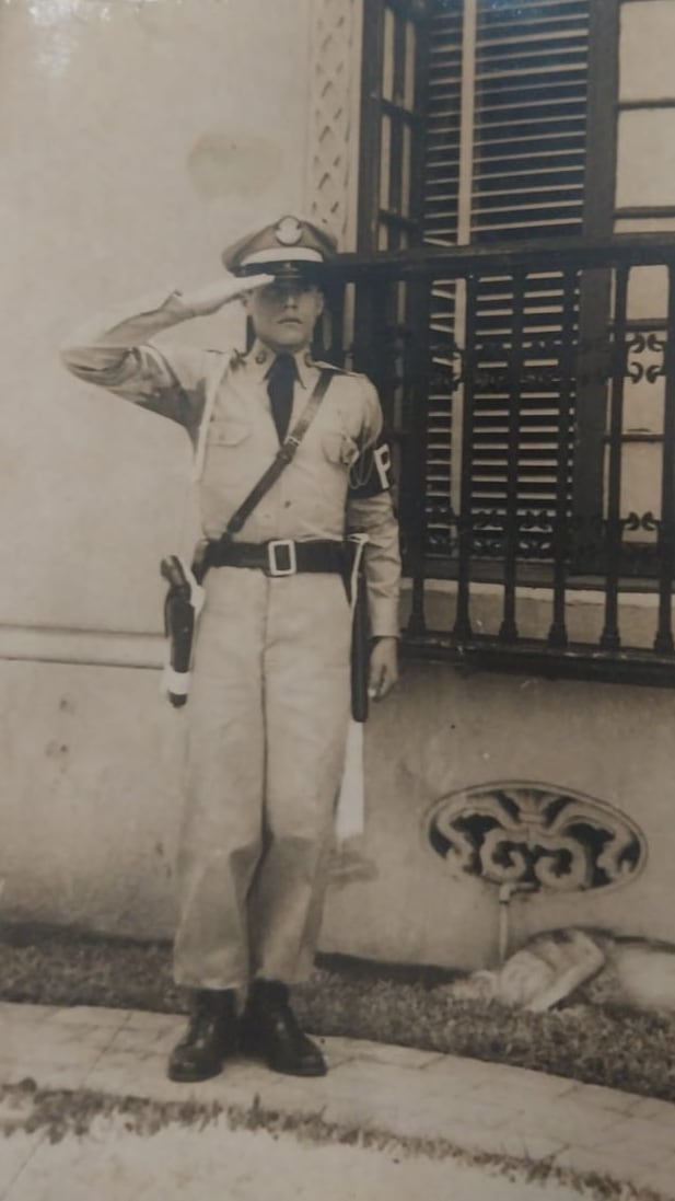 Don Gonzalo Chanto, quien tiene 94 años y estuvo en la Guerra de 1948 y la Invasión de 1955