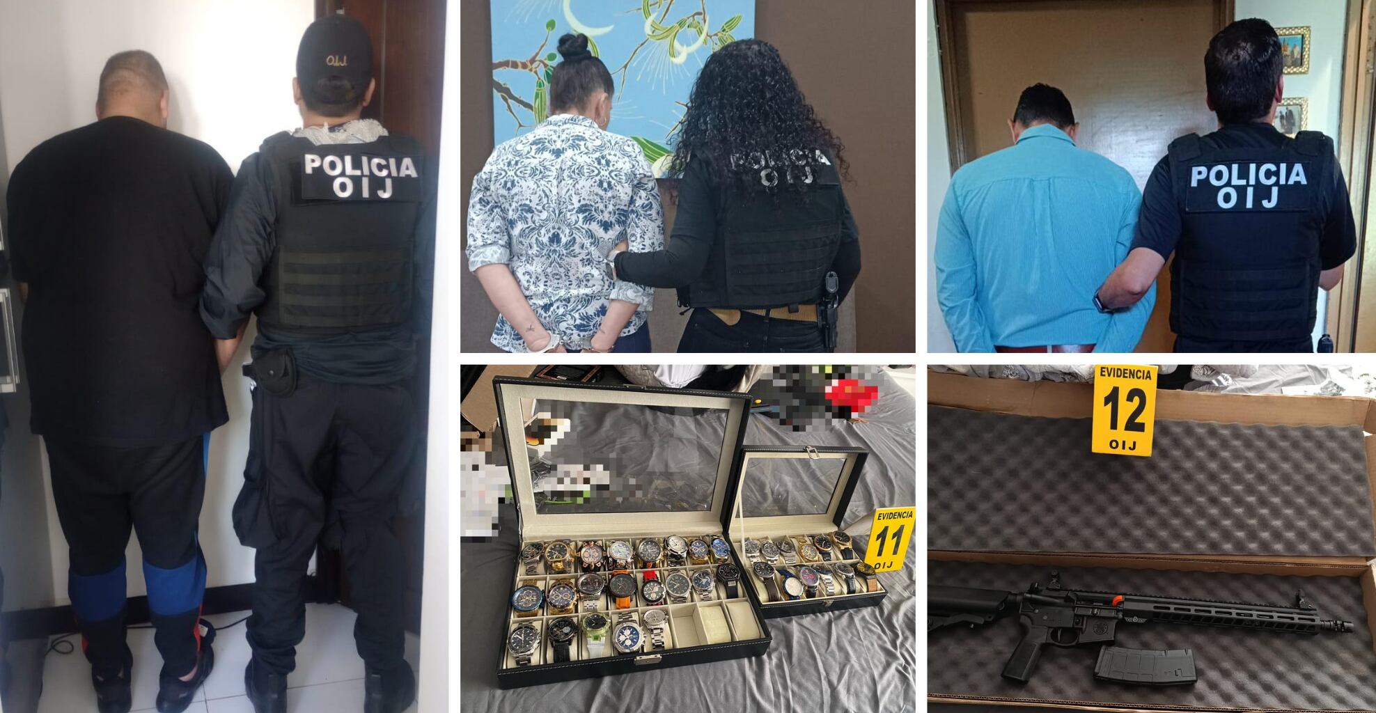 Detenidos en allanamientos por Caso Madre Patria.