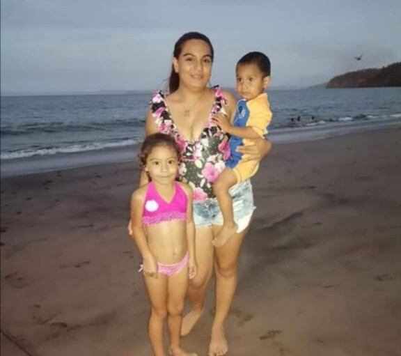 Francis León Miranda,. joven embarazada asesinada por expareja en Liberia. Foto cortesía Erika Miranda.