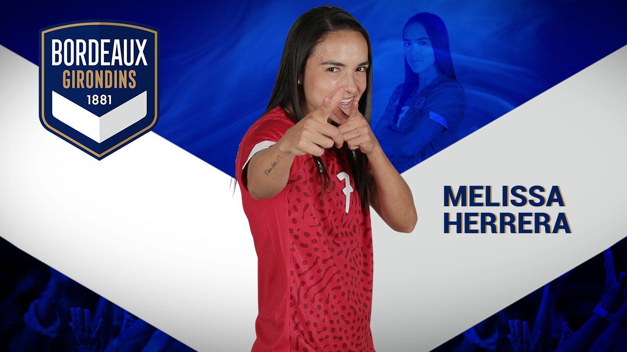 El Girondins presentó a Melissa este martes. Twitter.