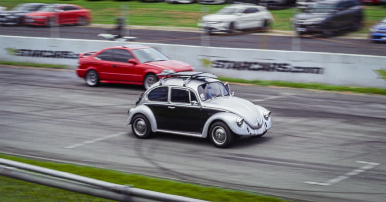 El bocho compite hasta en piques