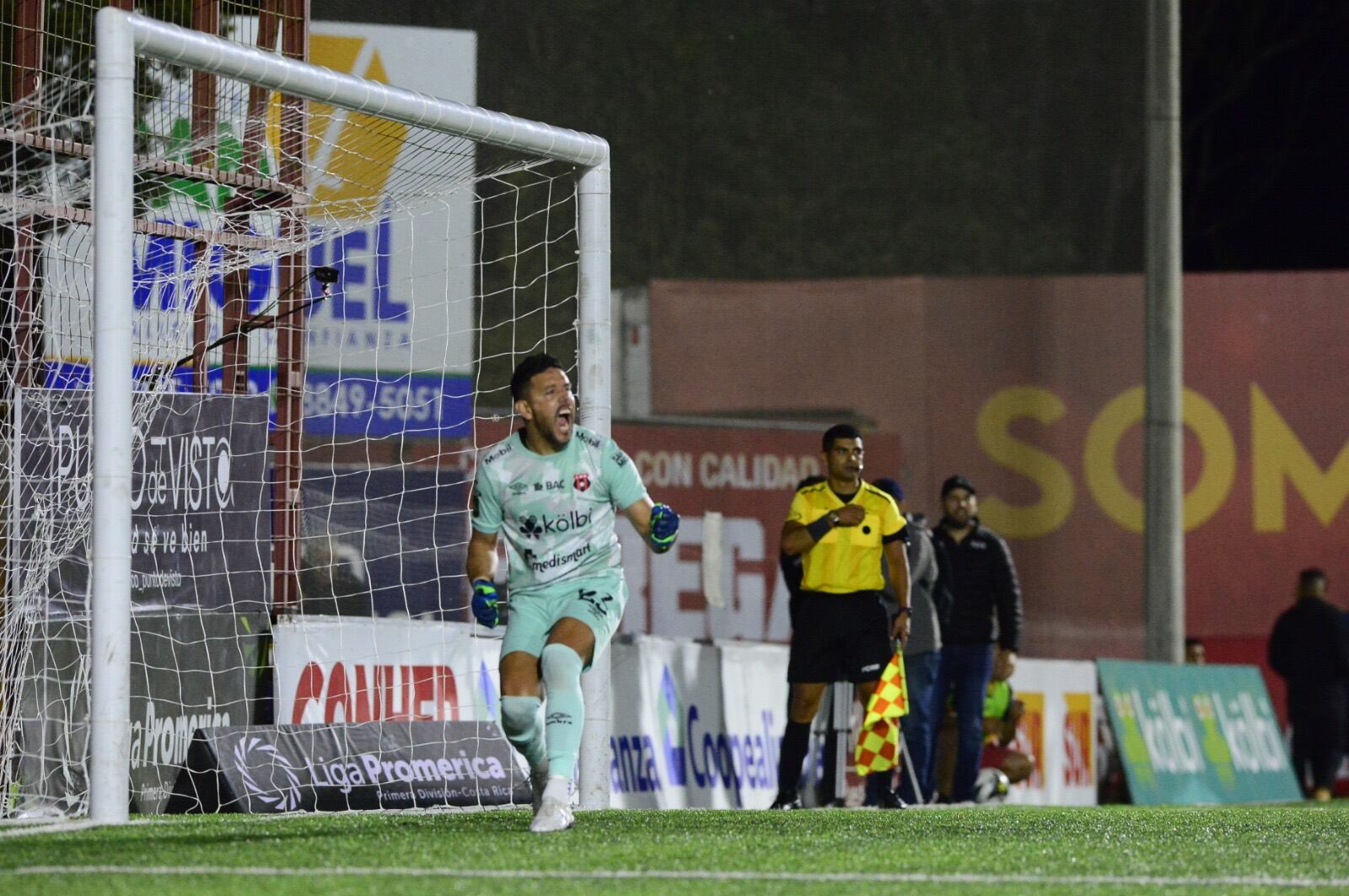 18/05/2024/ Juego entre Herediano vs Liga Deportiva Alajuelense por el partido de vuelta de la semifinal  en el estadio Carlos Alvarado / Foto
