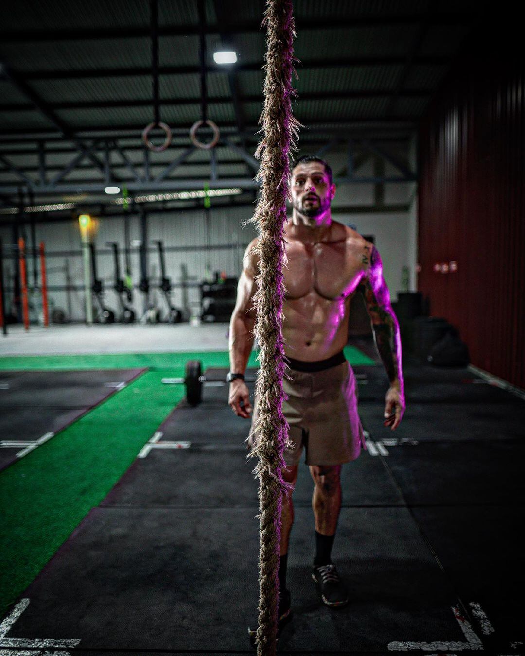 William Mora, modelo e instructor personal.