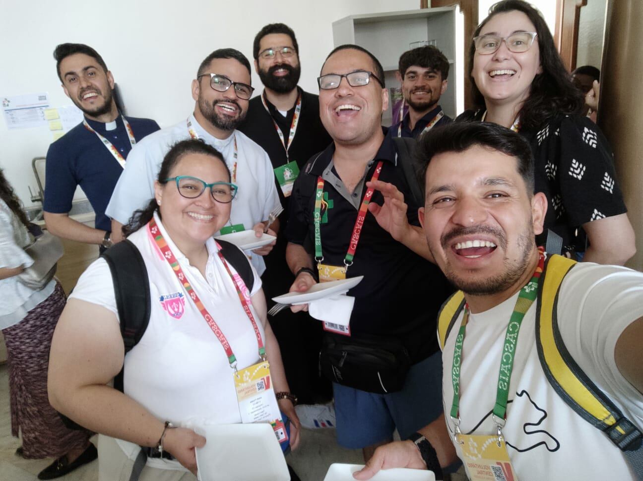 Después de ahorrar tres años y también prepararse espiritual y económicamente, Manuel Alejandro Montalvo Pacheco, viajó a la Jornada Mundial de la Juventud Portugal 2023 a trabajar como voluntario.