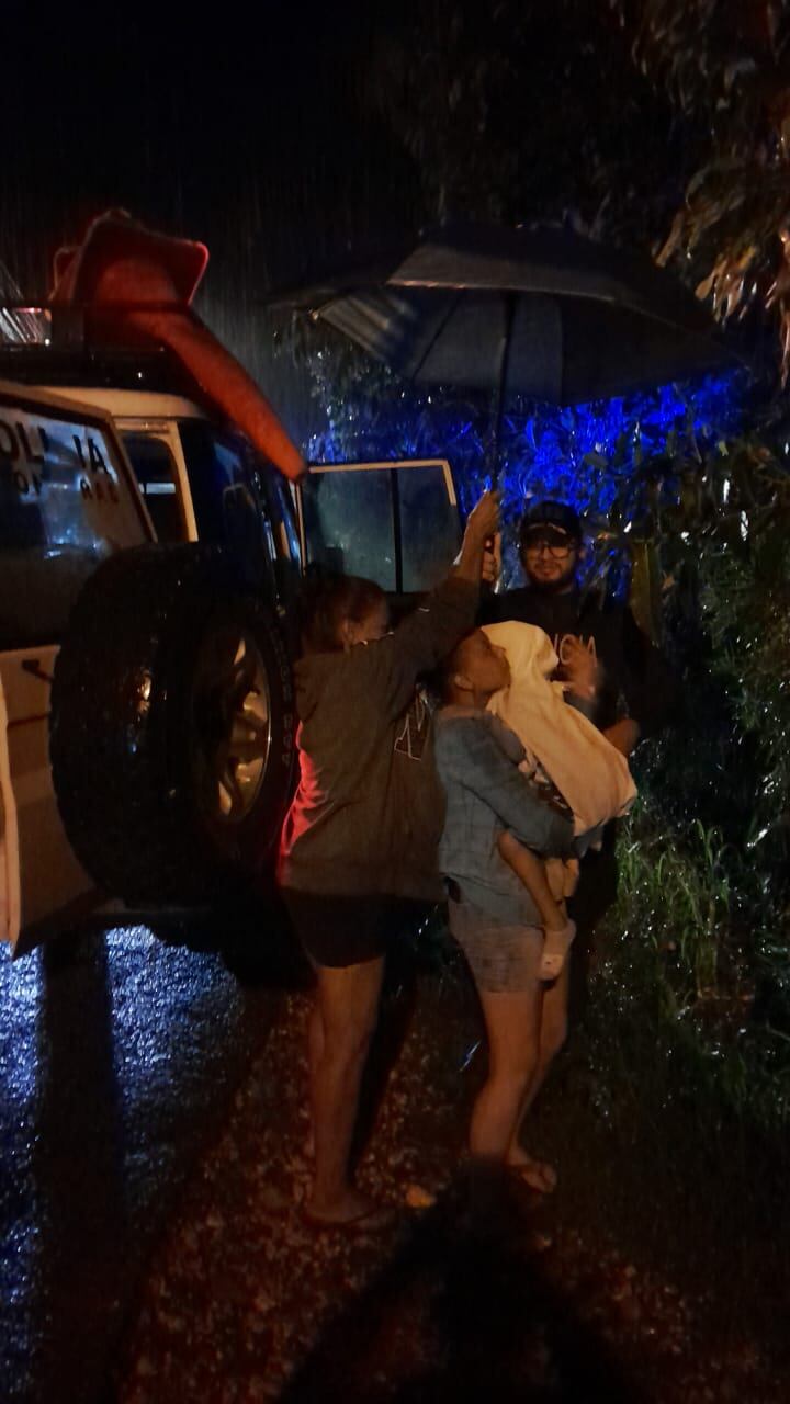 lluvias provocan emergencias en la zona sur