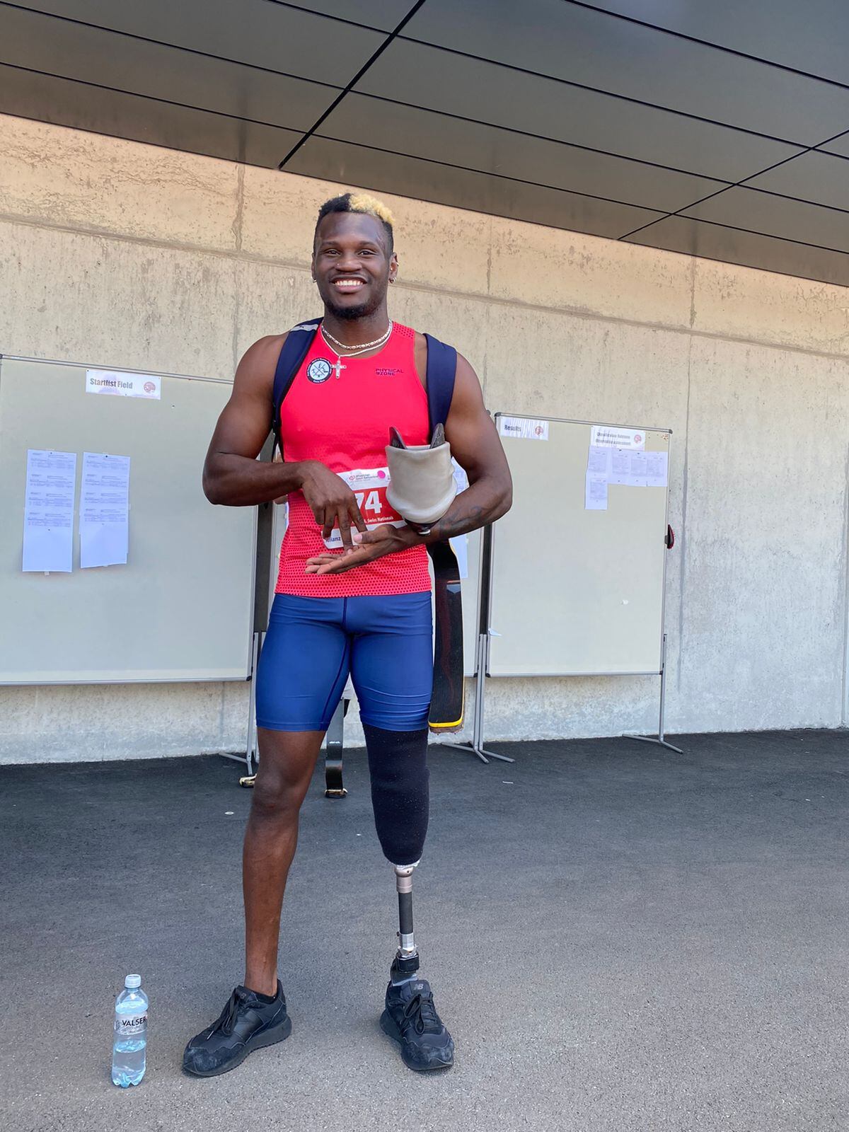 Sherman Güity, paratleta, 100 metros