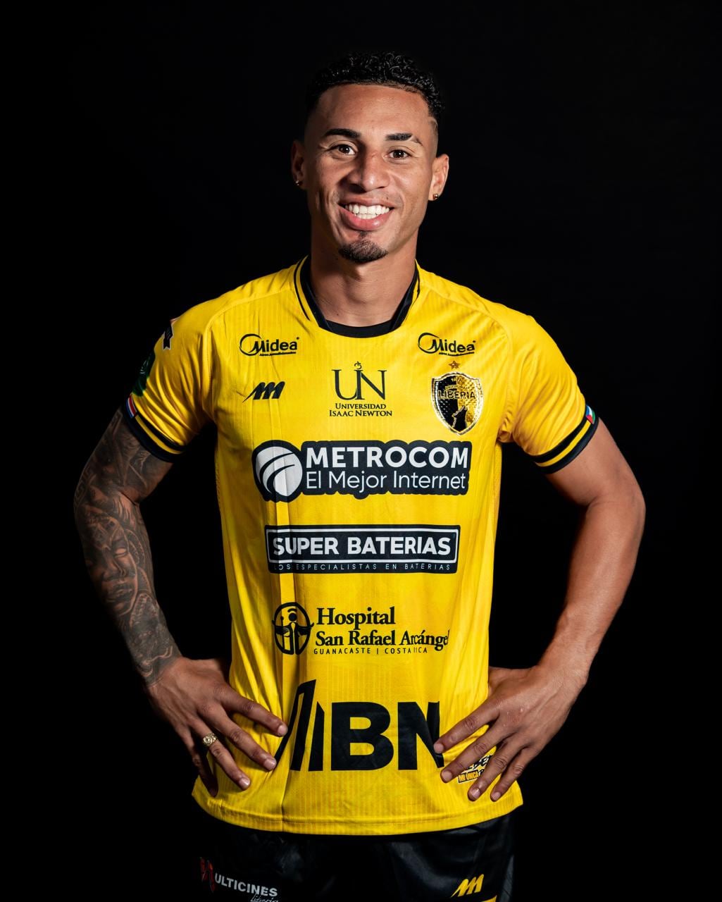 Jossimar Pemberton, delantero de Liberia. Cortesía.