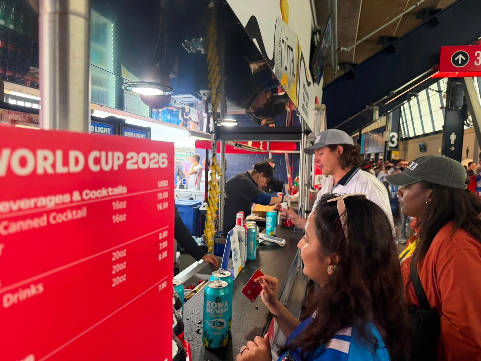 Comida en los estadios del Mundial 2026