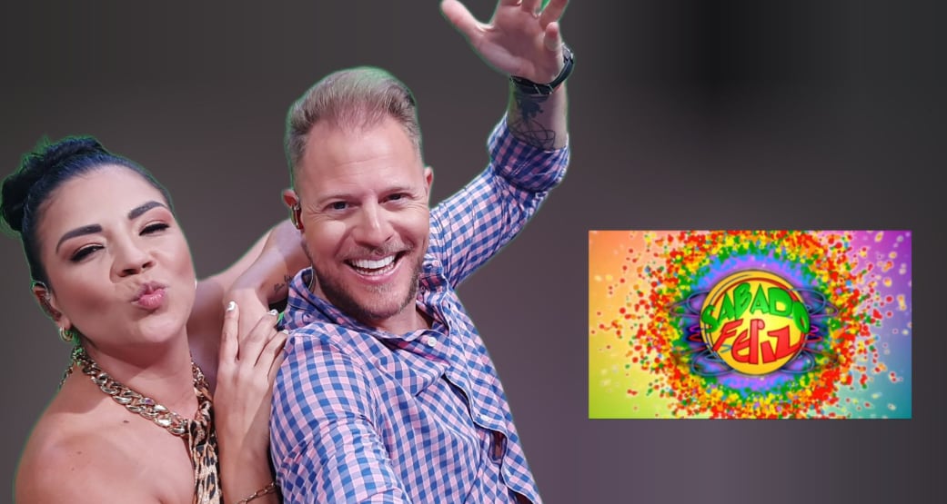 Mauricio Hoffmann, Natalia Rodríguez y Nelson Hoffmann en Sábado feliz