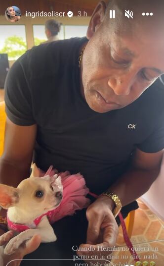 Modelo Ingrid Solís y su esposo Hernán Medford. Instagram