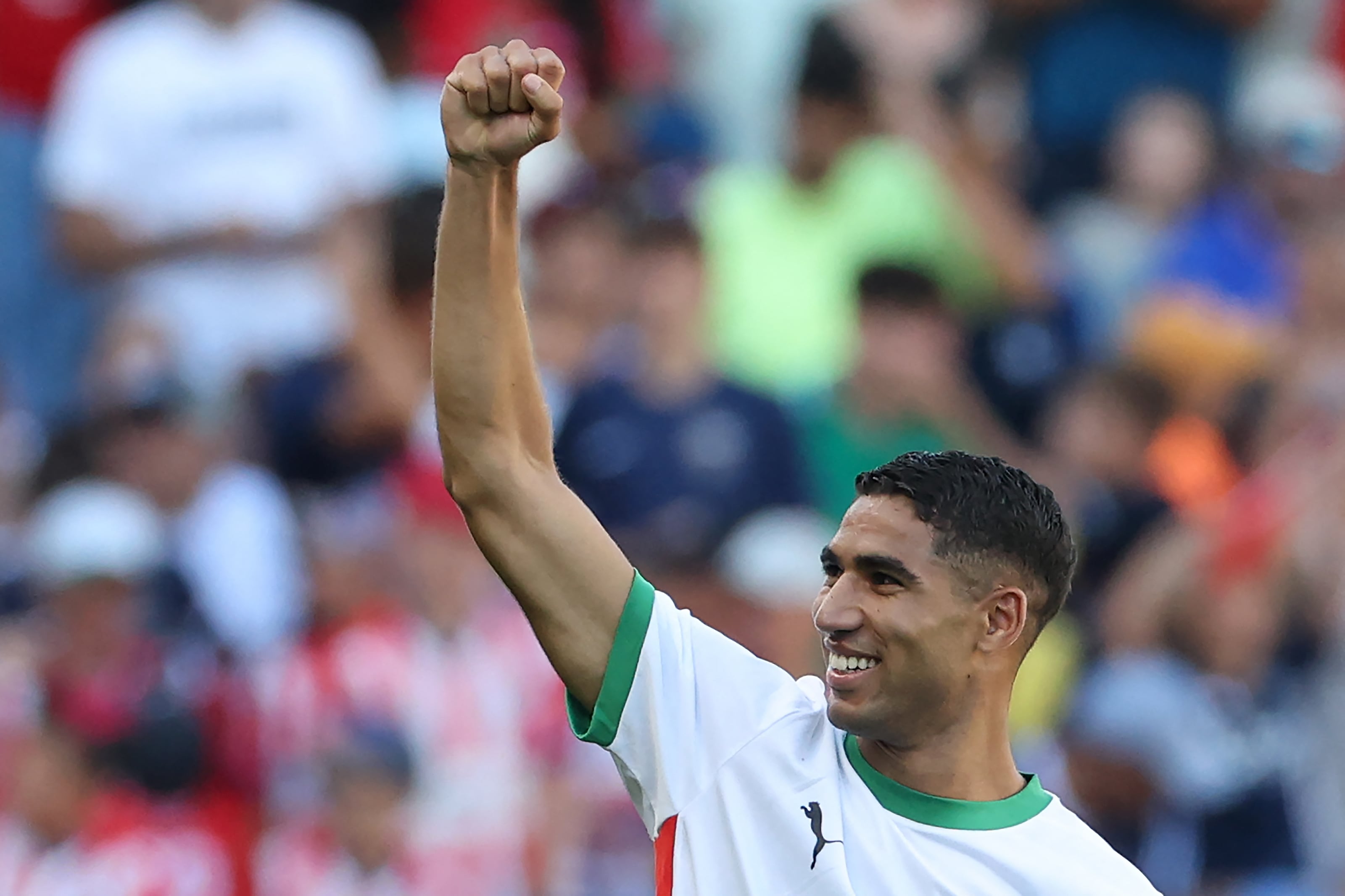 Achraf Hakimi aportó un gol de tiro libre en la goleada de Marruecos a Egipto, dejándose el bronce en el fútbol masculino de los Juegos Olímpicos París 2024.