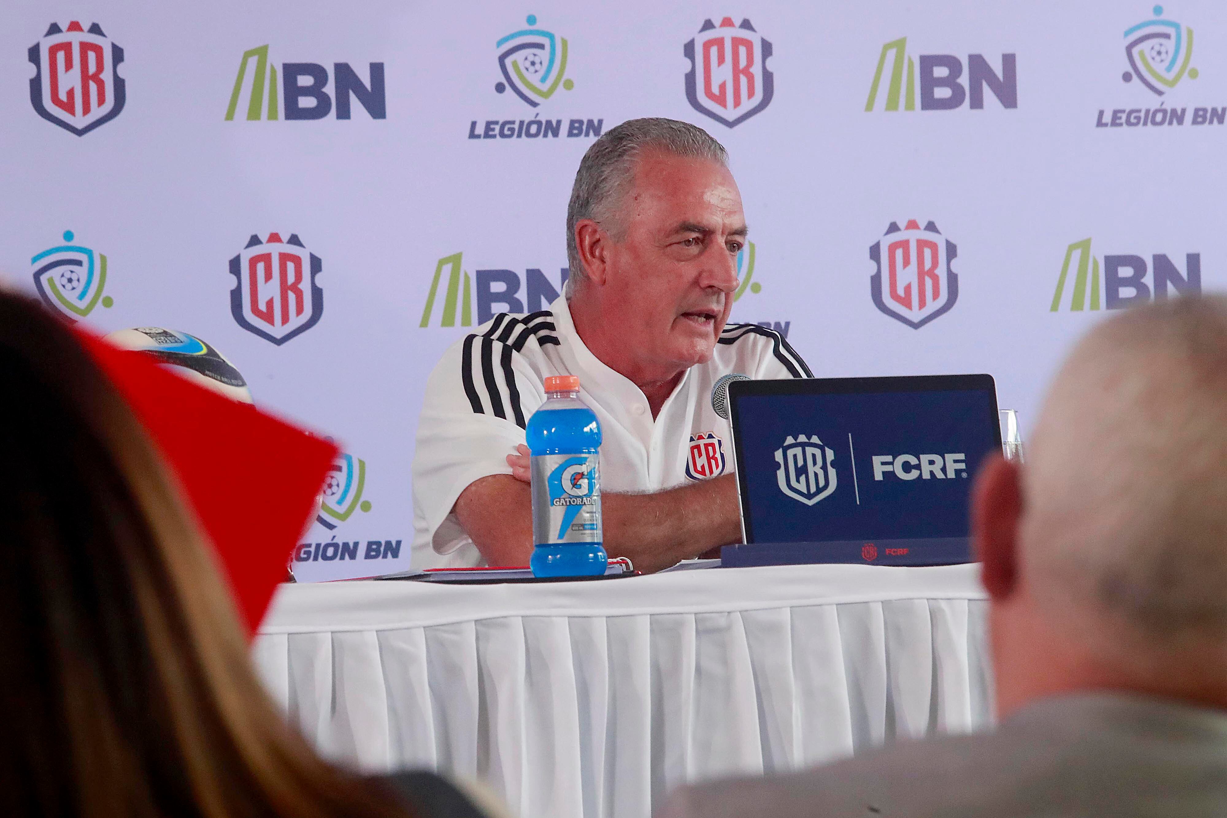 01/02/2024 Estadio Nacional. Conferencia de prensa con el director técnico de la Selección Nacional, Gustavo Alfaro, previo al partido amistoso de la Selección Nacional de Costa Rica ante su similar de El Salvaldor. Foto: Rafael Pacheco Granados.