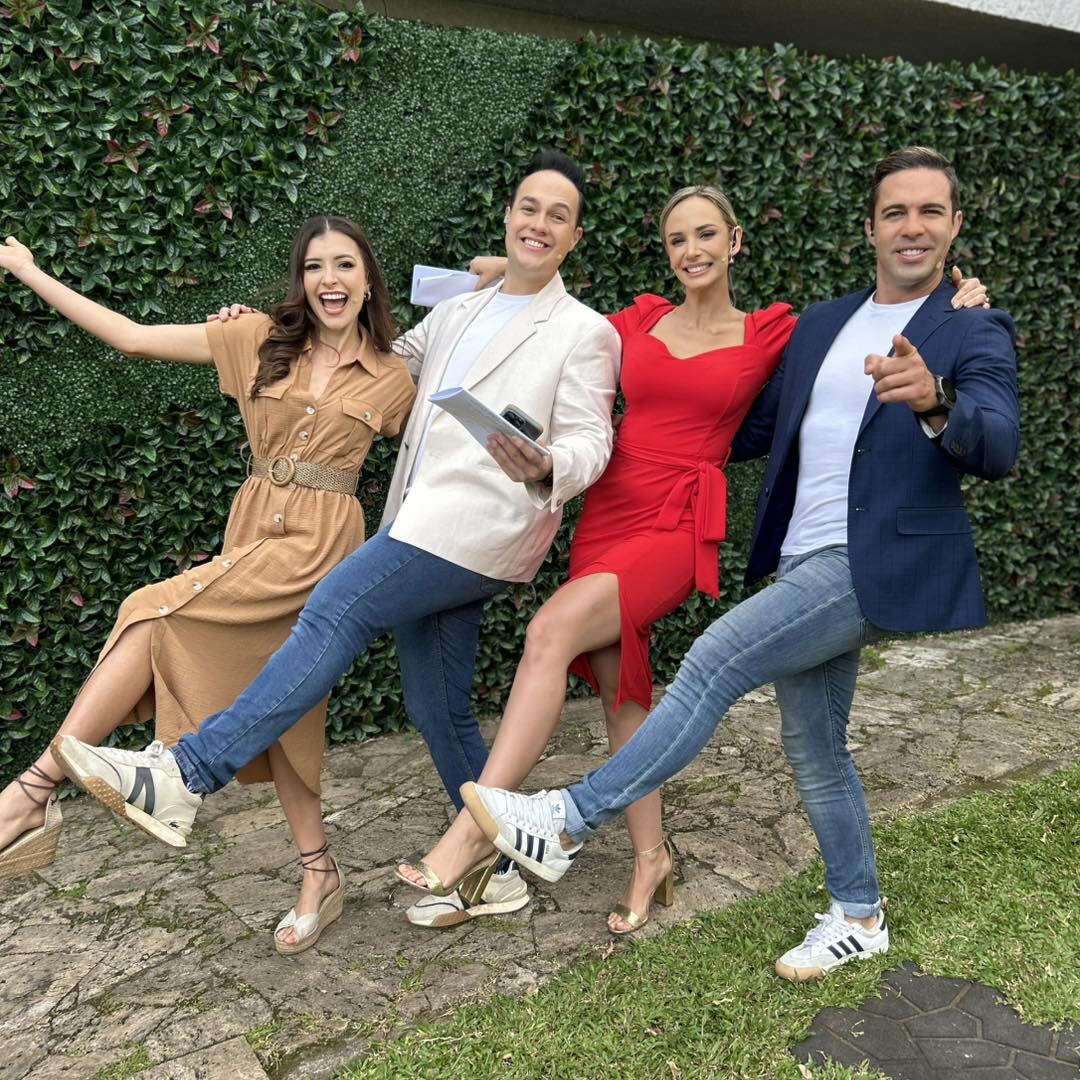 Charlyn López, Maricrís Rodríguez y Rafa Pérez comparten cámaras, junto con Ítalo Marenco, en Giros, de Repretel