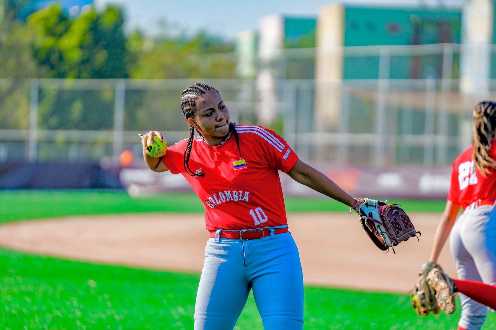 Francela Verdura, softbol, costa rica, colombia