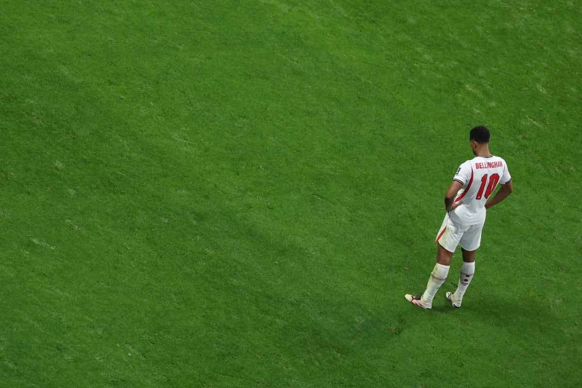 Jude Bellingham sufrió la eliminación con Inglaterra del Mundial 2026, esto luego de perder 2 a 1 contra Argentina.