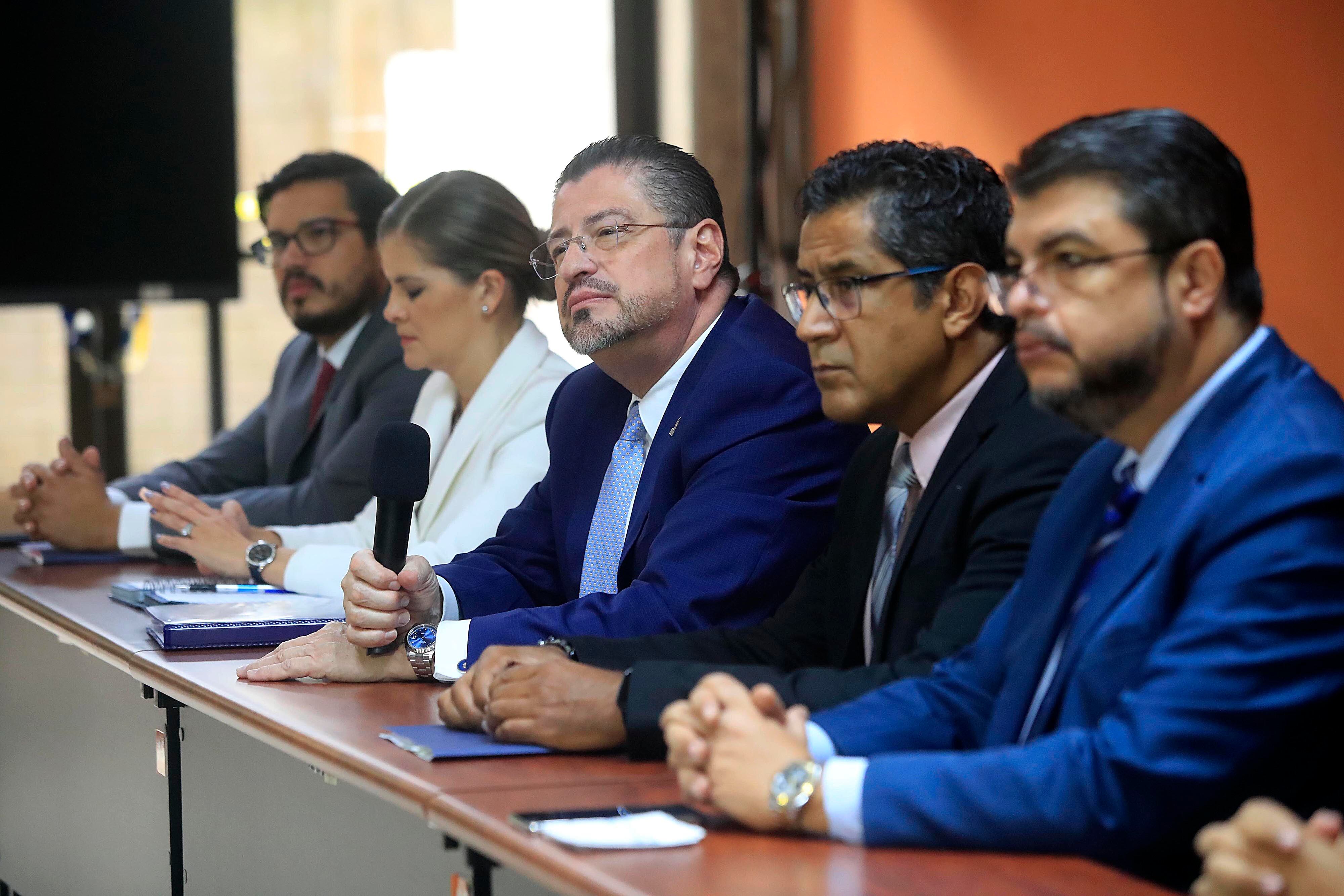 01/02/2024 Sabana Sur. Reunión de contralora general de la República, Marta Acosta, con el presidente de la República, Rodrigo Chaves. Foto: Rafael Pacheco Granados