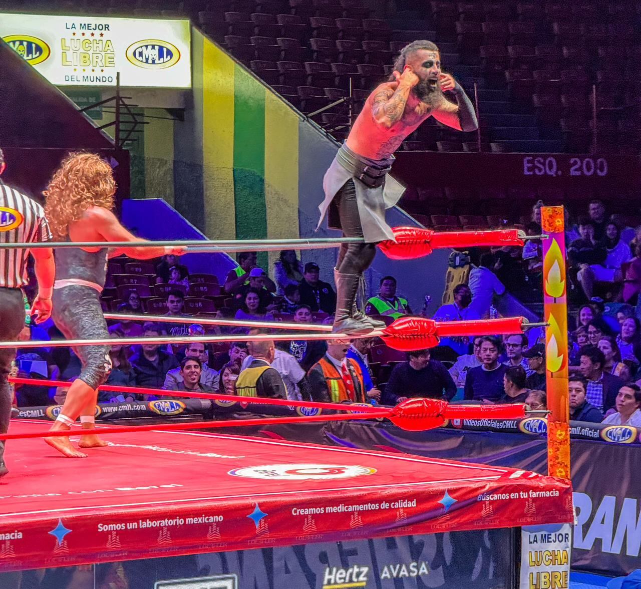 Einar es un luchador costarricense que debutó este domingo en el Consejo Mundial de Lucha Libre. Foto: Cortesía