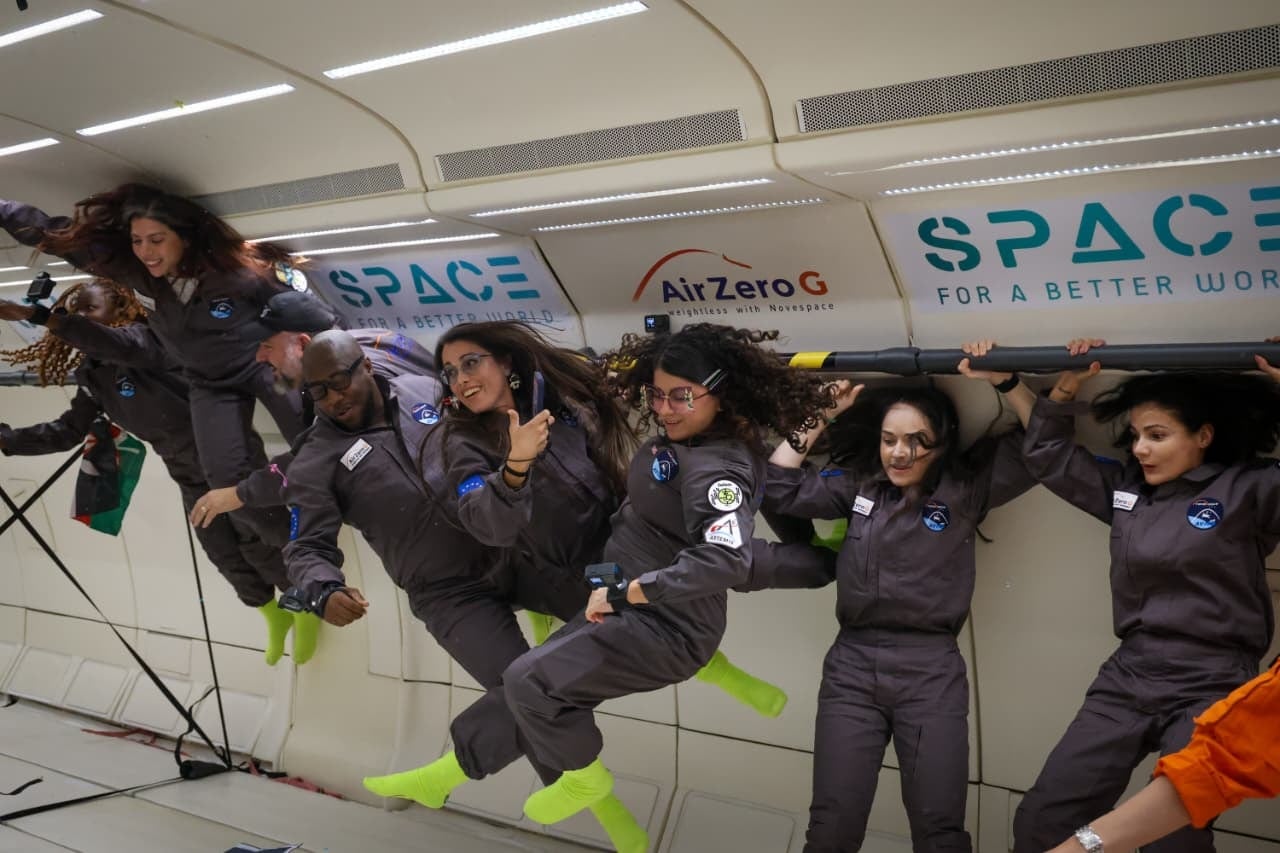 Fiorella Arias, ingeniera en Biotecnología graduada del TEC, llevó a gravedad cero, cultivos y el orgullo tico a un vuelo de práctica espacial con microgravedad en Francia