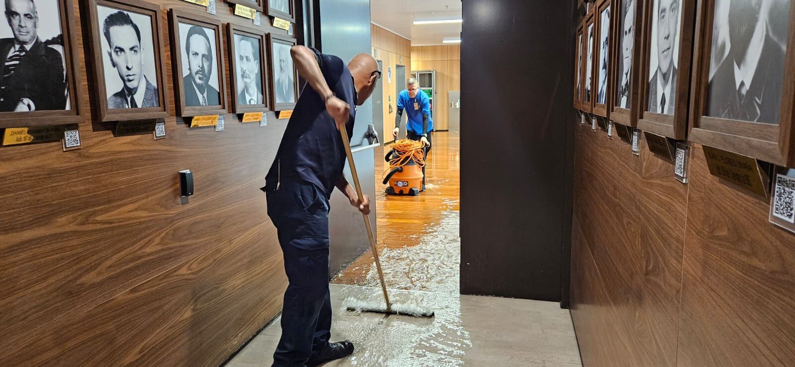 Inundación en la Asamblea Legislativa